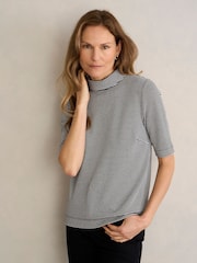 Hobbs Blue Tali Textured Top - Image 1 of 4