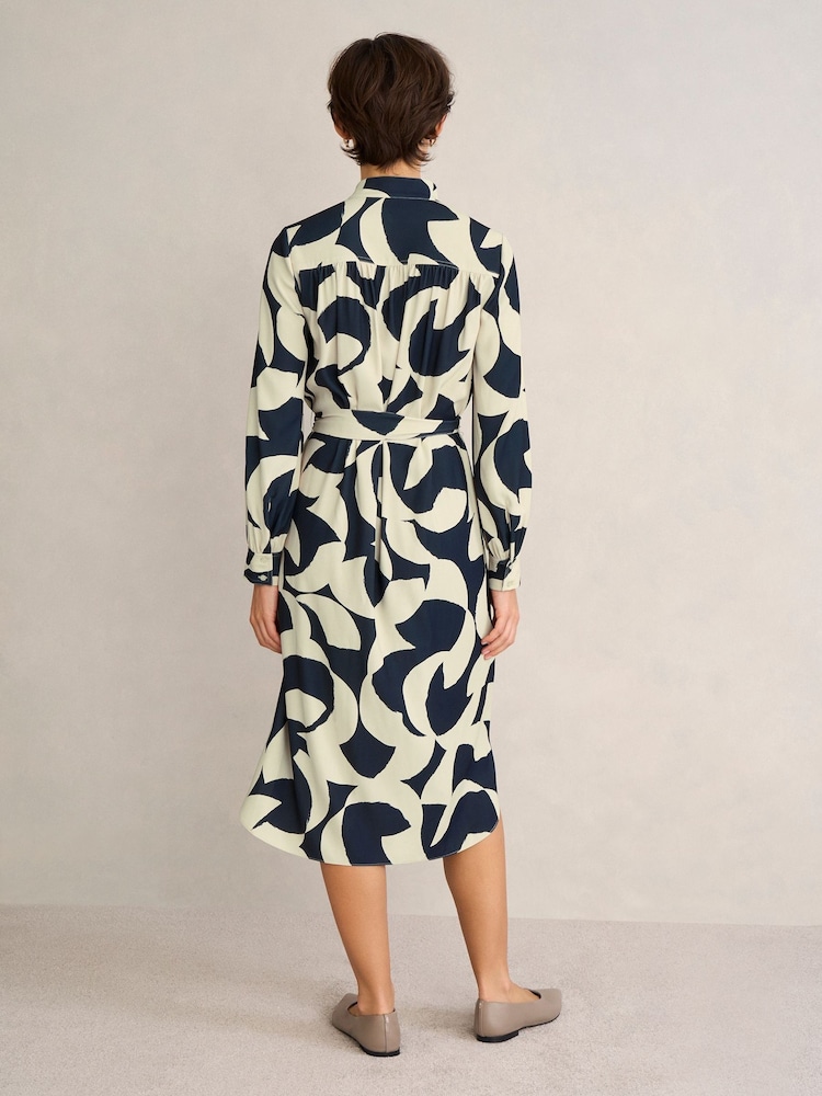 Hobbs Blue Petite Alisa Dress - Image 2 of 4