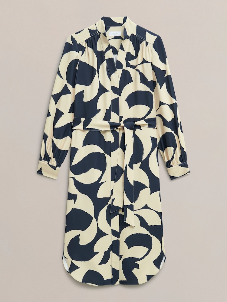 Hobbs Blue Petite Alisa Dress - Image 4 of 4