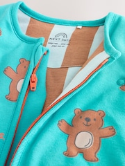 Green Bear Hugs 2.5 Tog Removable Sleeve Baby Sleep Bag - Image 11 of 11
