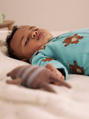 Green Bear Hugs 2.5 Tog Removable Sleeve Baby Sleep Bag - Image 3 of 11
