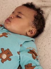Green Bear Hugs 2.5 Tog Removable Sleeve Baby Sleep Bag - Image 5 of 11