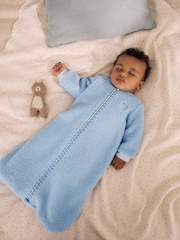 Blue Borg 2.5 Tog Fleece Baby Sleep Bag - Image 1 of 7