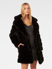 Forever New Tara Faux Fur Coat - Bild 4 von 5