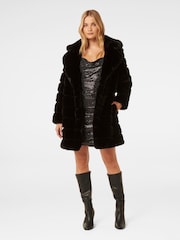 Forever New Tara Faux Fur Coat - Bild 5 von 5