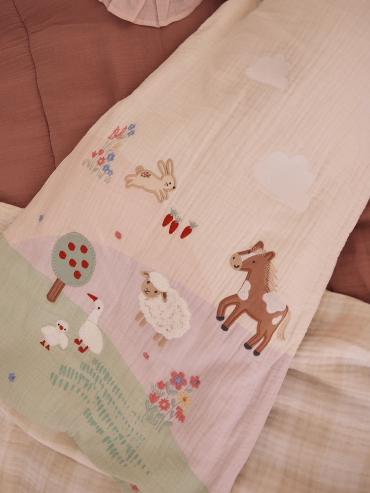Pastel Farm 2.5 Tog Baby Sleep Bag - Image 5 of 5 Pastel Farm 2.5 Tog Baby Sleep Bag - Image 5 of 5