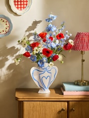 Cath Kidston Blue Silhouette Vase - Image 1 of 5