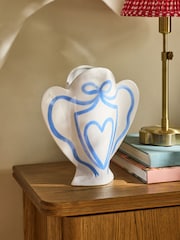 Cath Kidston Blue Silhouette Vase - Image 2 of 5