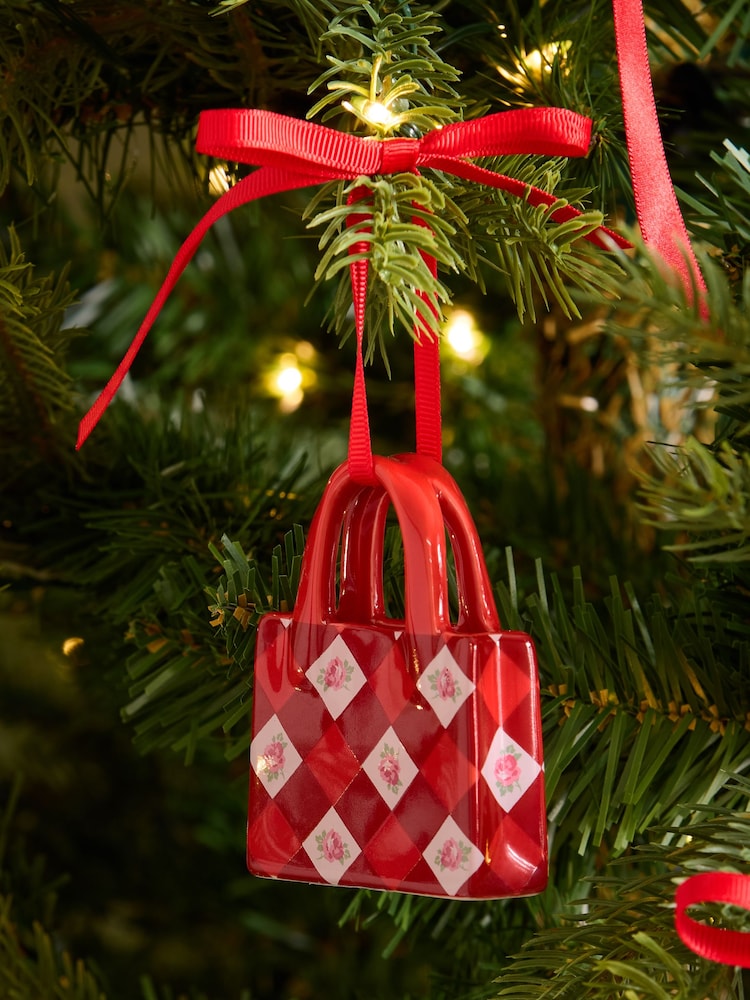 Cath Kidston Set of 3 Red/Green Handbag Decorations - Image 2 of 5