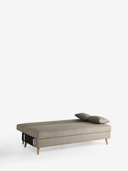 Chunky Marl Olive Green Wilson Double Sofa Bed - Image 10 of 15