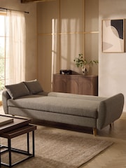 Chunky Marl Olive Green Wilson Double Sofa Bed - Image 2 of 15