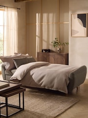 Chunky Marl Olive Green Wilson Double Sofa Bed - Image 3 of 15