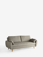Chunky Marl Olive Green Wilson Double Sofa Bed - Image 6 of 15
