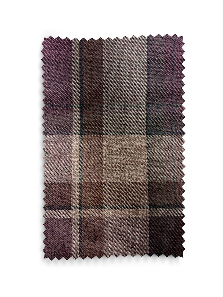 Cosy Check Plum Purple Pendry Recliner Chair - Image 13 of 13 Cosy Check Plum Purple Pendry Recliner Chair - Image 13 of 13