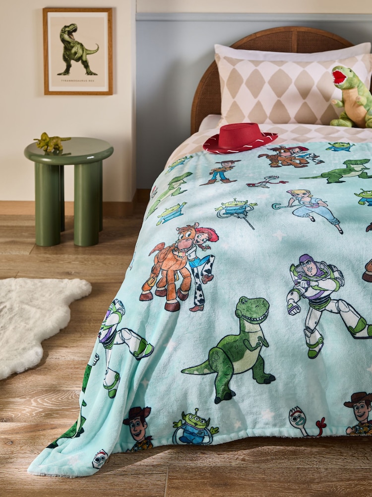 Toy Story Sherpa Fleece Throw - Image 2 of 5 Toy Story Sherpa Fleece Throw - Image 2 of 5
