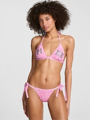 Victoria's Secret Pink Pink Leopard Cheeky Bikini Bottoms - Image 2 of 2
