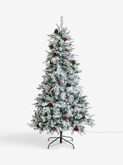 Laura Ashley Green 6ft Pre Lit Frosted Christmas Tree - Image 6 of 6