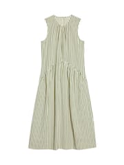 Albaray Green Iconic Stripe Sleeveless Dress - Image 5 of 5