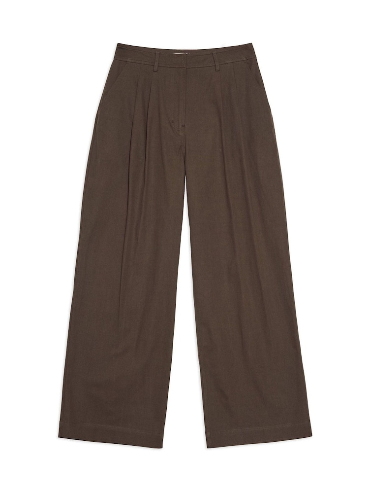 Albaray Pleat Front Wide Leg Trousers - Bild 4 von 4