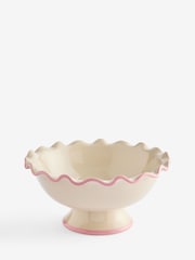 Cath Kidston Pink/Cream Footed Bowl - Image 5 of 5