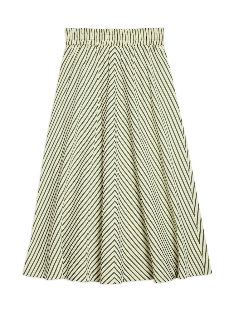 Green Stripe Skirt - Image 5 of 5