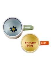 Eleanor Bowmer Pink Mummy & Me Mug Set - Image 4 of 4