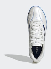adidas Yellow Copa Pure IV Club Kids Turf Football Boots - Image 5 of 9