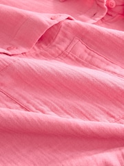 Pink Long Sleeve Doublecloth Shirt - Image 3 of 3