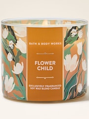 Bath & Body Works Flower Child 3 Wick Candle 411g - Image 1 of 3