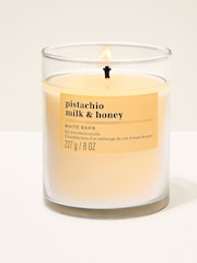 Bath & Body Works Pistachio Milk and Honey Single Wick Candle 227g - Image 1 of 3