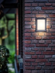 Philips Black LED Karp Outdoor Wall Lantern - Image 1 of 4