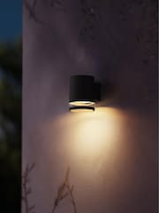 Philips Black LED Fyce Outdoor Solar Wall Light - Image 1 of 6