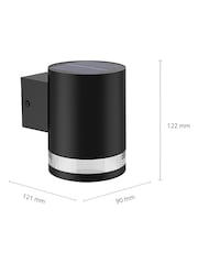 Philips Black LED Fyce Outdoor Solar Wall Light - Image 5 of 6