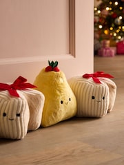 Natural Christmas Cheese Draught Excluder - Image 2 of 3