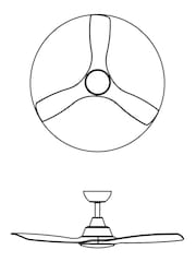 Philips Wood LED Olas 52' Ceiling Fan Light - Image 5 of 6