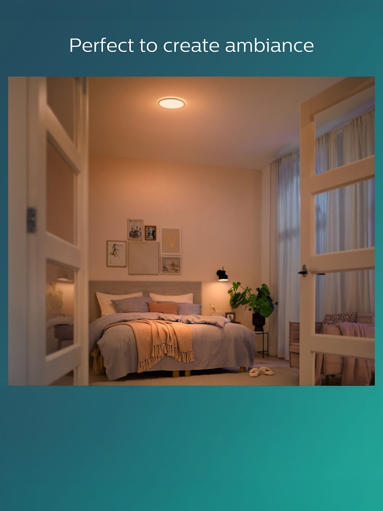 Philips White LED Superslim 18W 27K Ceiling Light - Image 2 of 6 Philips White LED Superslim 18W 27K Ceiling Light - Image 2 of 6