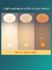 Philips White LED Superslim 18W 27K Ceiling Light - Image 3 of 6