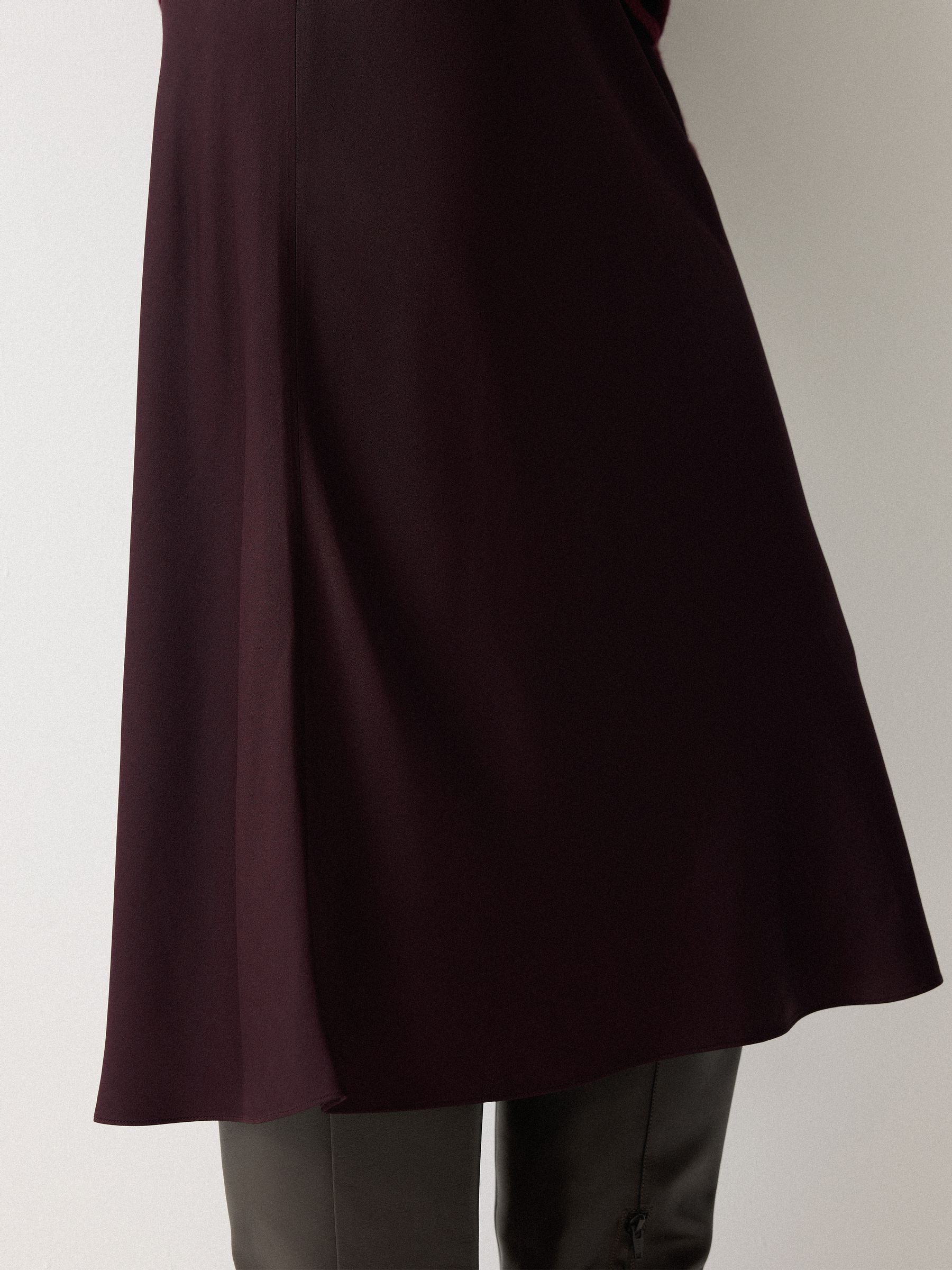 Buy Jigsaw Purple Satin Bias Midi Skirt from Next USA