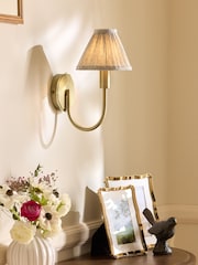 Laura Ashley Brass Willowbrook Wall Light - Image 2 of 6