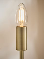 Laura Ashley Brass Willowbrook Wall Light - Image 3 of 6