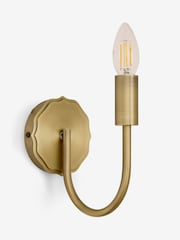 Laura Ashley Brass Willowbrook Wall Light - Image 6 of 6