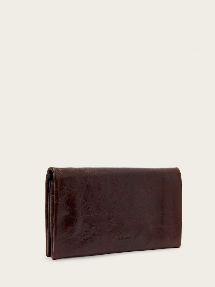 AllSaints Brown Harluna Clutch - Image 2 of 6
