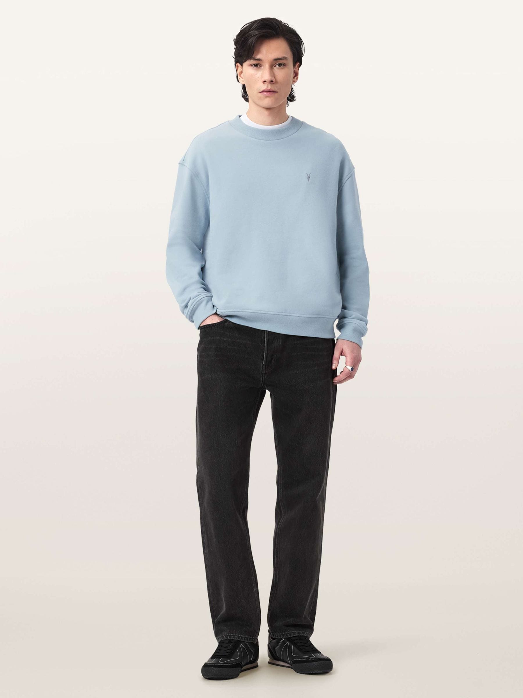 Buy AllSaints Blue Asher Crew Neck Sweatshirt from Next Canada