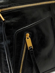 AllSaints Black Jean Rey Pouch - Image 4 of 6