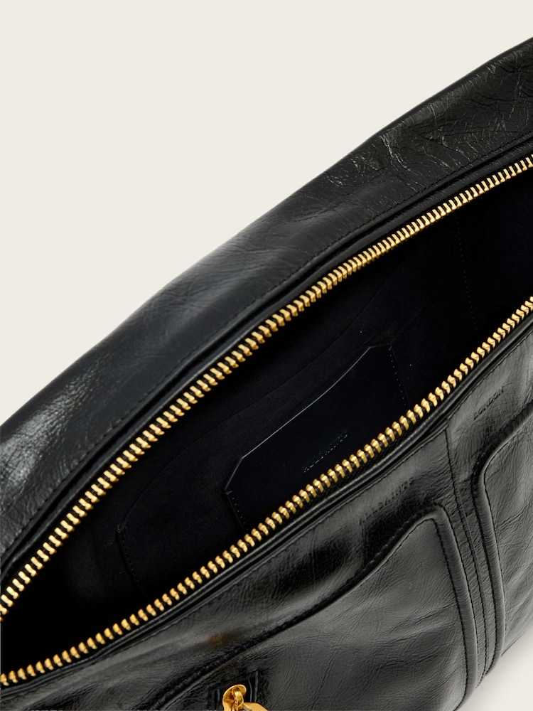 AllSaints Black Jean Rey Pouch - Image 6 of 6
