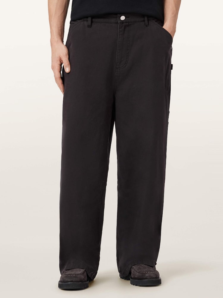 AllSaints Black Jackson Trousers - Image 1 of 7
