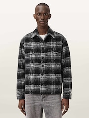 AllSaints Black Kory Long Sleeve Shirt - Image 4 of 7