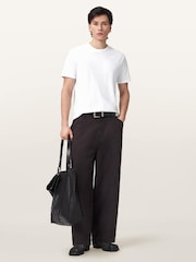 AllSaints White Cipher Short Sleeve Crew Neck T-Shirt - Image 6 of 7