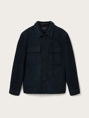 Niebieski - AllSaints Cayson Jacket - Obraz 7 z 7