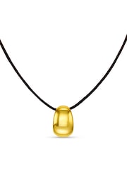 Orelia London Gold Tone Tapered Pendant Cord Necklace - Image 2 of 3